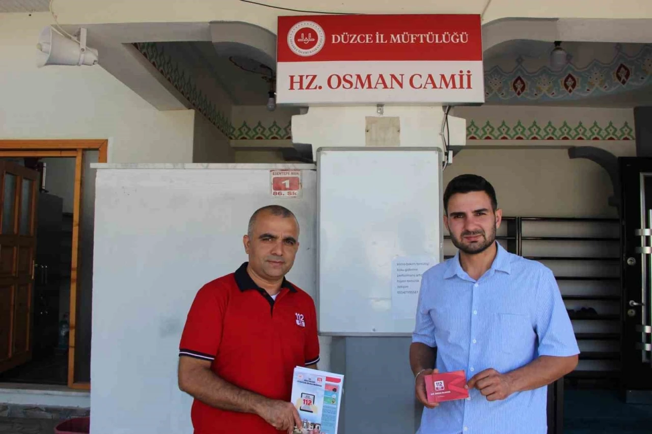 112 Acil &Ccedil;ağrı Merkezi tanıtım &ccedil;alışmaları s&uuml;r&uuml;yor

