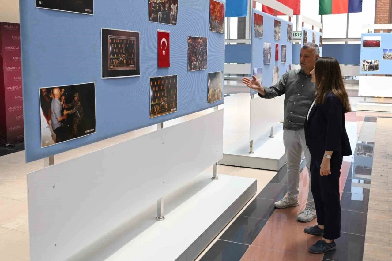 15 Temmuz kahramanları Anadolu Üniversitesi’nde anıldı
