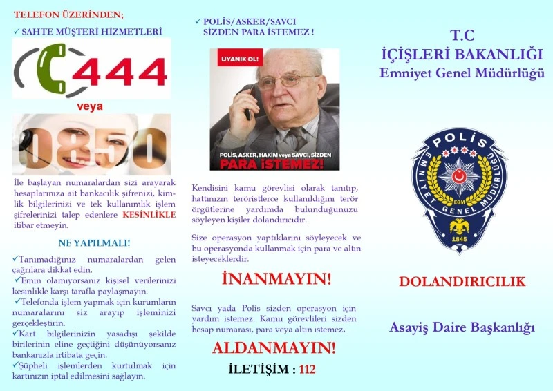 Emniyetten Kritik Uyarı