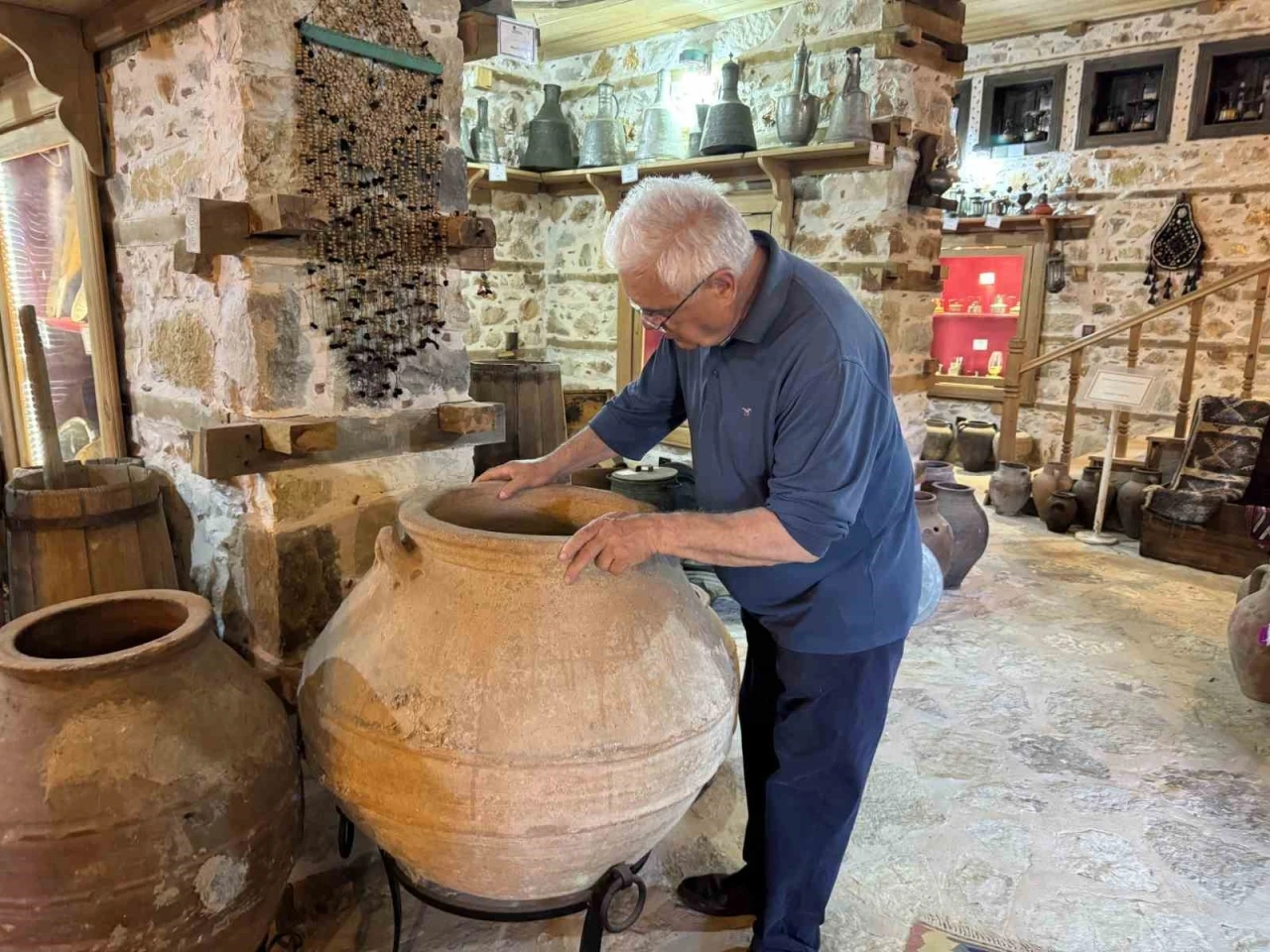 2 bin yıllık küp tarihi Sarıhacılar köyündeki müzede sergileniyor
