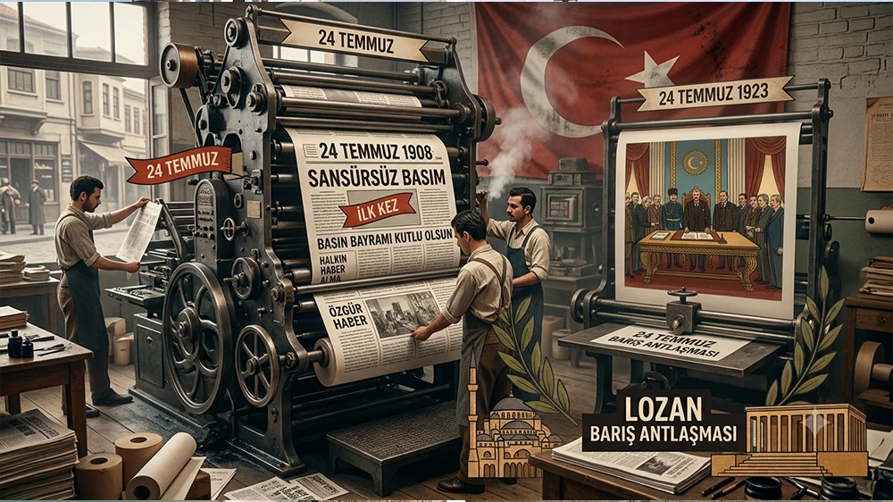 24 Temmuz Basın Bayramı ve Lozan'ın Yıl D&ouml;n&uuml;m&uuml;