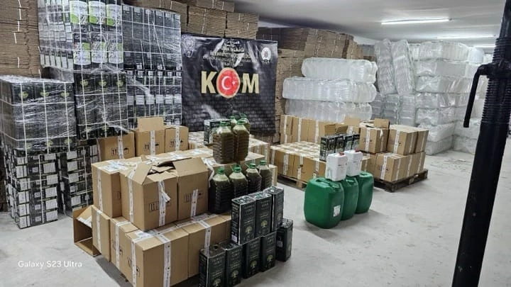 3 ton zeytinyağından 23 ton sahte zeytinyağı yaptılar

