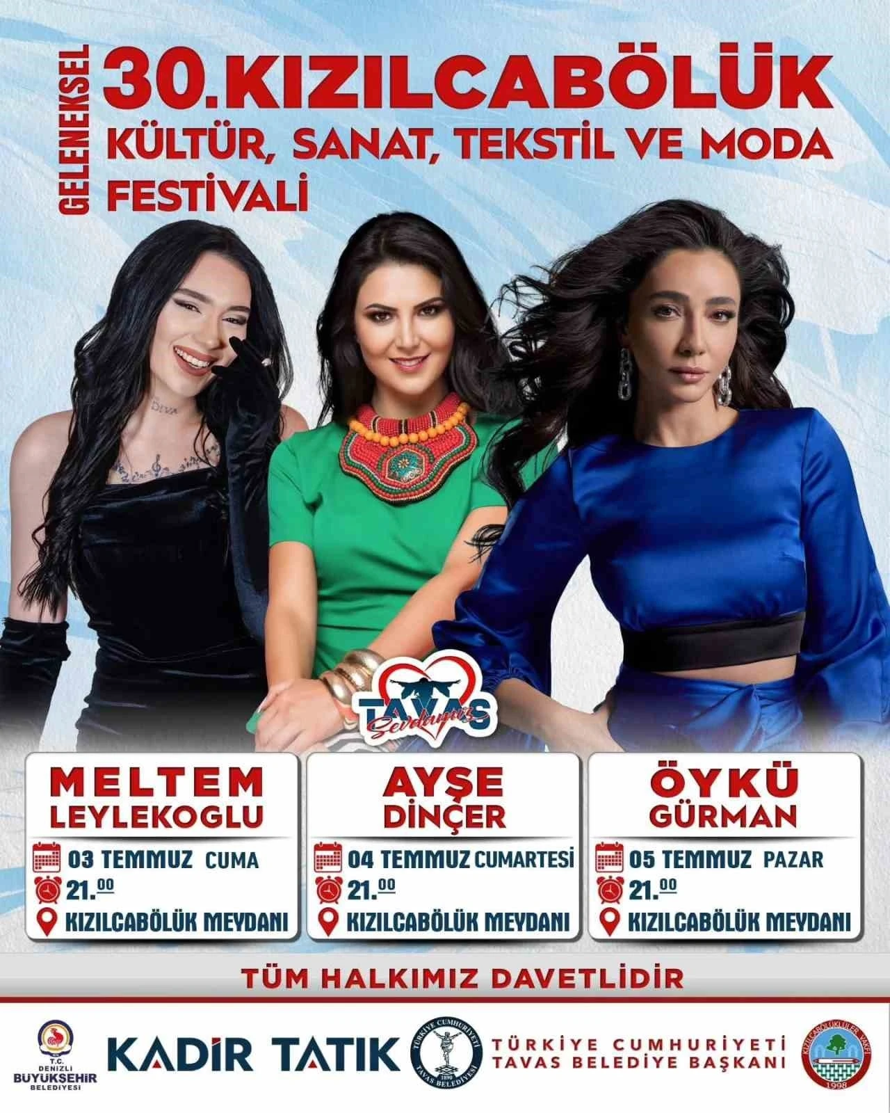 30&rsquo;uncu Geleneksel Kızılcab&ouml;l&uuml;k K&uuml;lt&uuml;r, Sanat, Tekstil ve Moda Festivali i&ccedil;in geri sayım başladı

