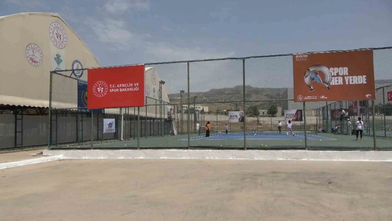4. Uluslararası Cudi Cup Tenis Turnuvası hazırlıkları tamamlandı
