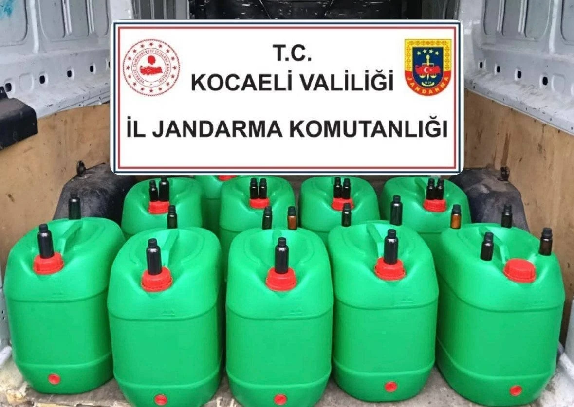 400 litre sahte alkol ele geçirildi
