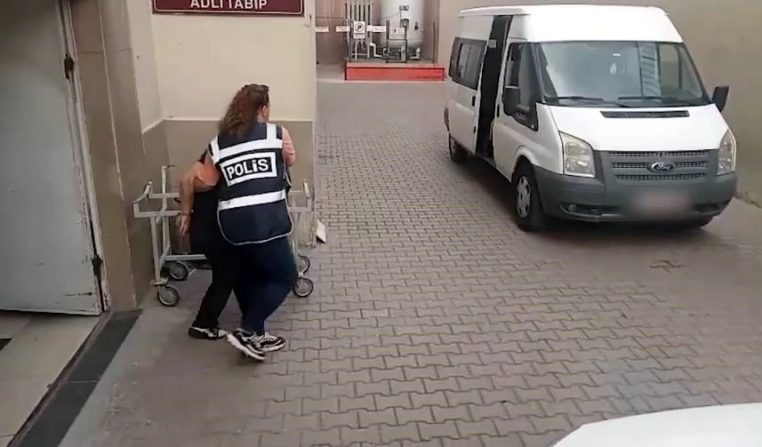 55 yıl kesinleşmiş cezası bulunan kadın merdiven boşluğunda yakalandı
