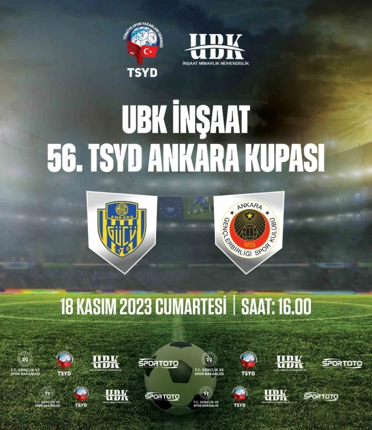 56. TSYD Ankara Şubesi Kupası, 18 Kasım’da oynanacak