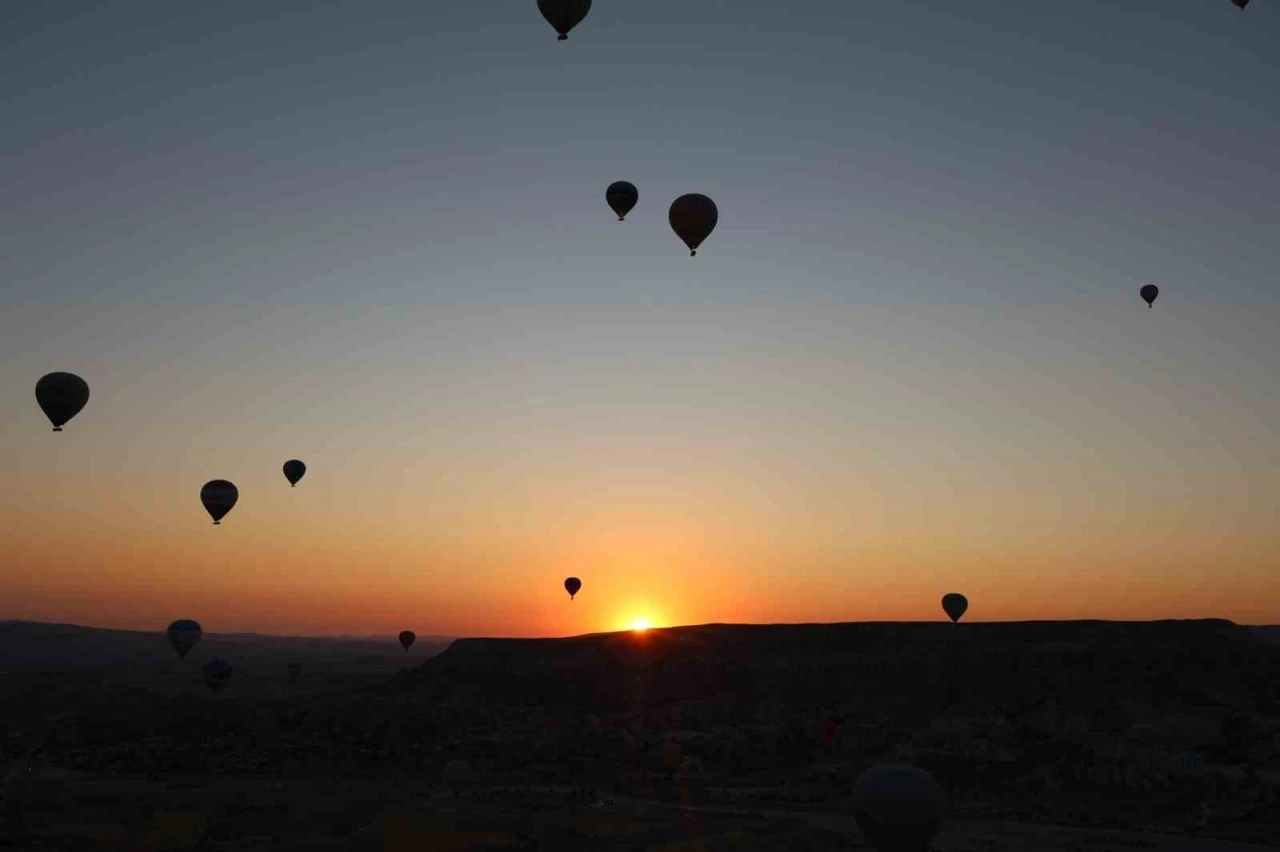 6 ayda 306 bin turist Kapadokya&rsquo;yı kuş bakışı izledi
