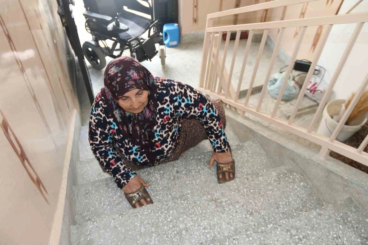 63 yıldır sürünen Hatice teyzenin yürek yakan dramı