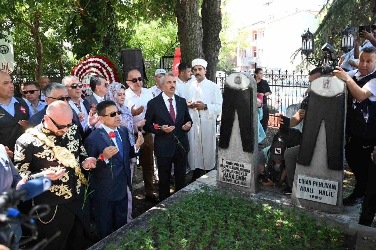 664. Tarihi Kırkpınar Yağlı Güreşleri Ağa Karşılama Töreni düzenlendi
