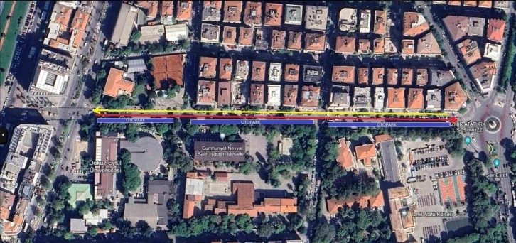 93 araçlık açık otopark alanı yapılıyor
