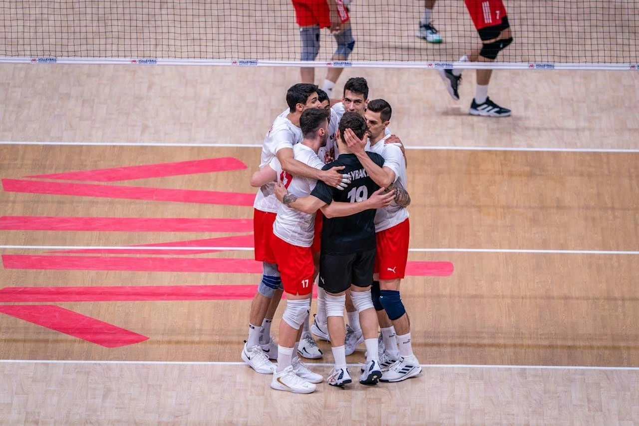 A Milli Erkek Voleybol Takımı, Milletler Ligi’ndeki ilk galibiyetini aldı
