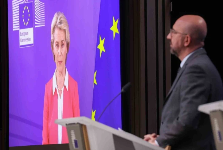 AB liderleri, İsrail-Filistin g&uuml;ndemiyle toplandı
