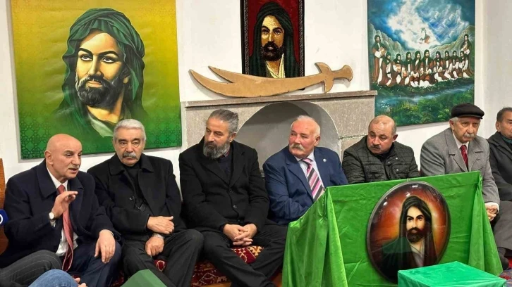 ABB Başkan Adayı Altınok, H&uuml;seyin Gazi Cemevini ziyaret etti
