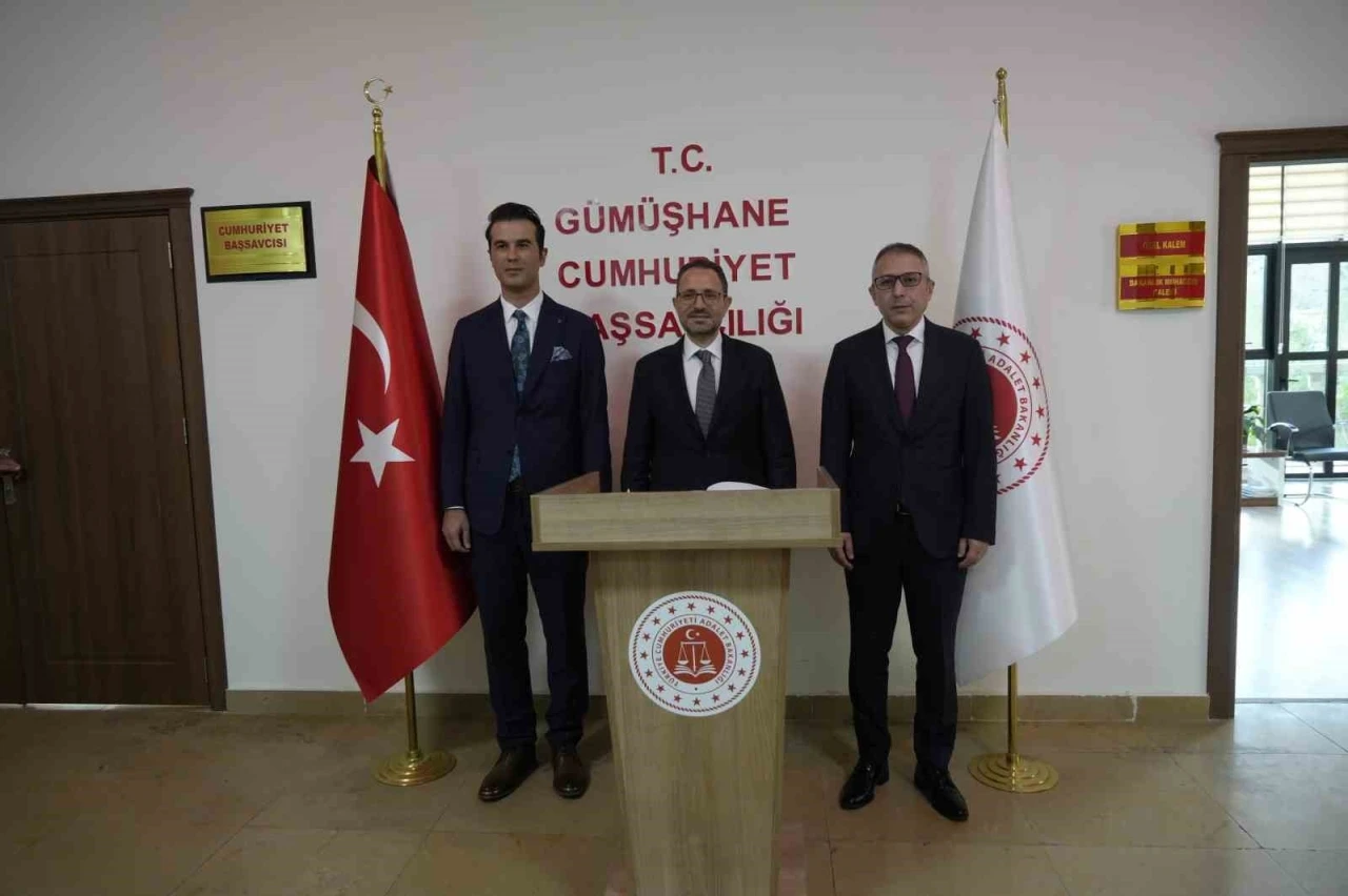 Adalet Bakan Yardımcısı Ayyıldız, G&uuml;m&uuml;şhane&rsquo;de
