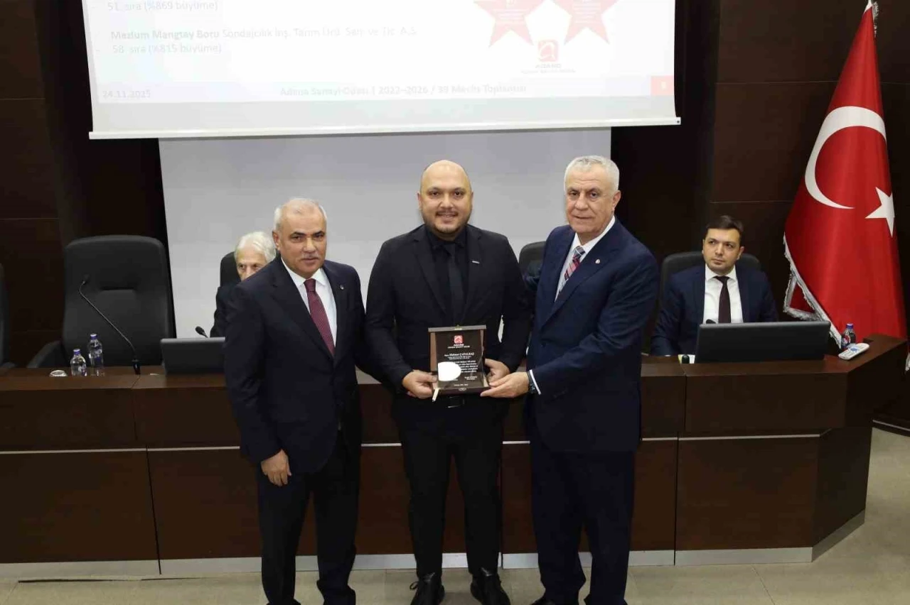 Adana Sanayi Odası’ndan sanayi kuruşlarına ödül

