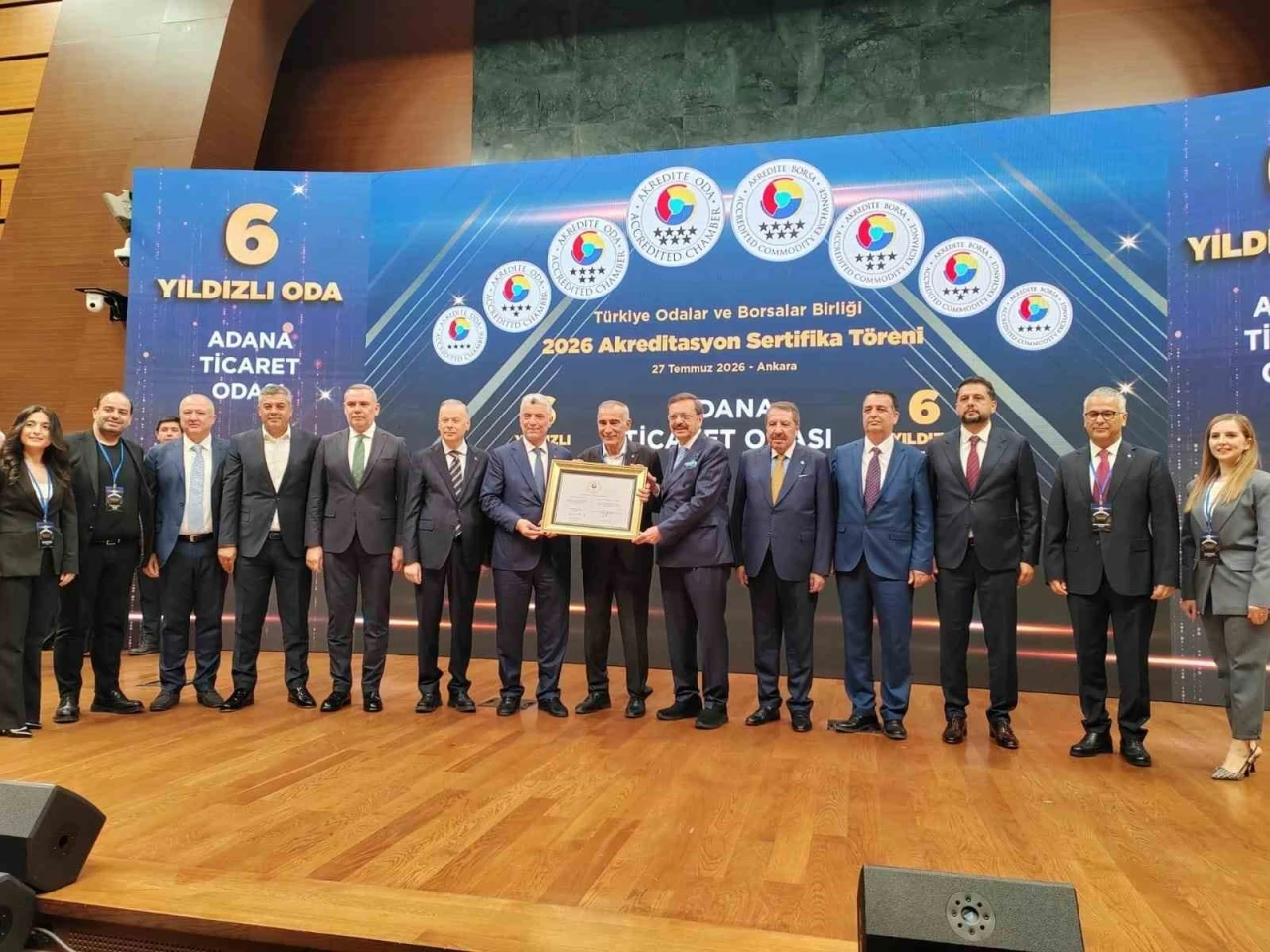 Adana Ticaret Odası&rsquo;na &lsquo;6 Yıldızlı Akreditasyon&rsquo;
