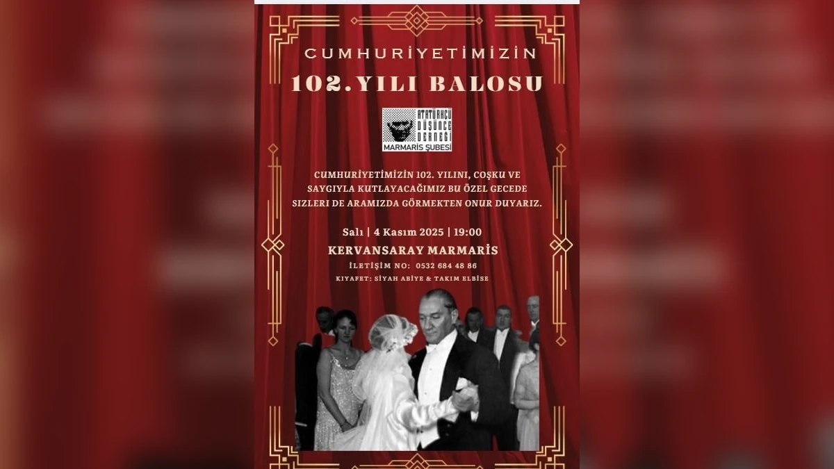 ADD Marmaris'ten Geleneksel Cumhuriyet Balosu