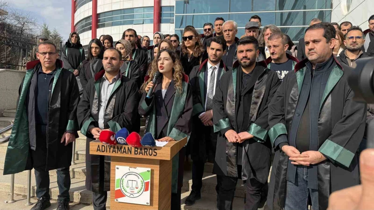 Adıyaman Barosu&rsquo;ndan avukatlara y&ouml;nelik saldırılara karşı a&ccedil;ıklama

