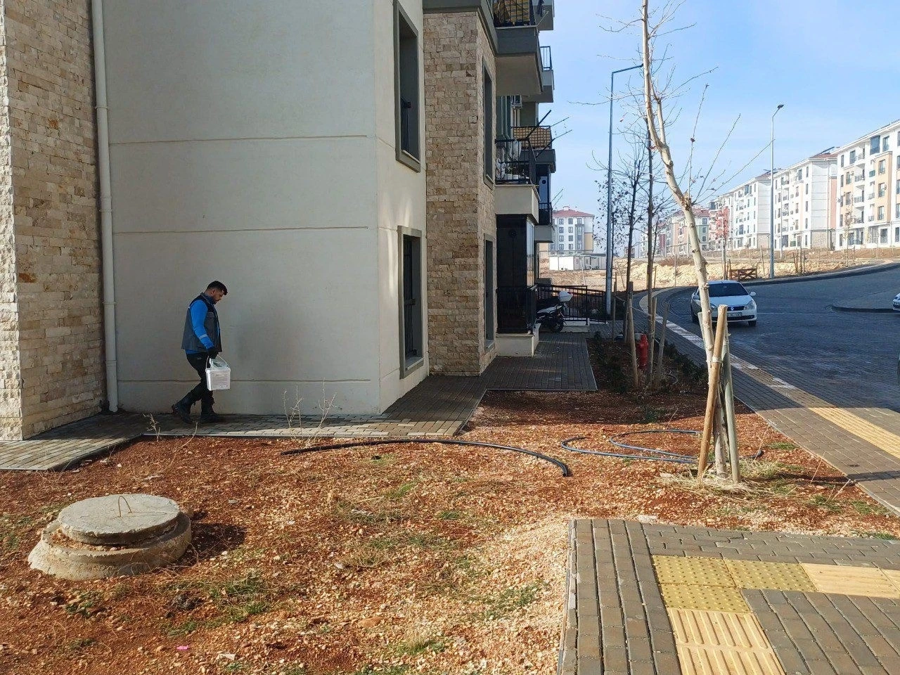 Adıyaman Belediyesi&rsquo;nden &Ouml;renli TOKİ&rsquo;de haşereyle m&uuml;cadele
