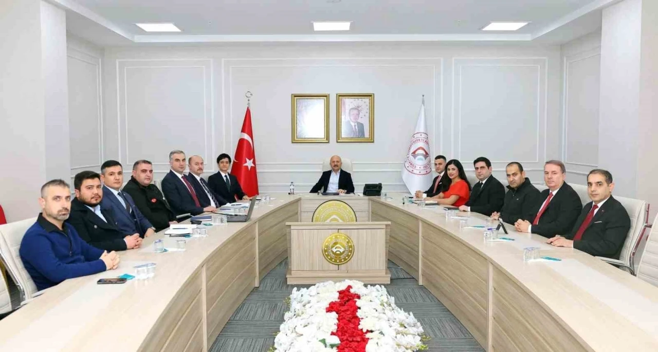 Adıyaman&rsquo;da haftalık koordinasyon toplantısı ger&ccedil;ekleştirildi

