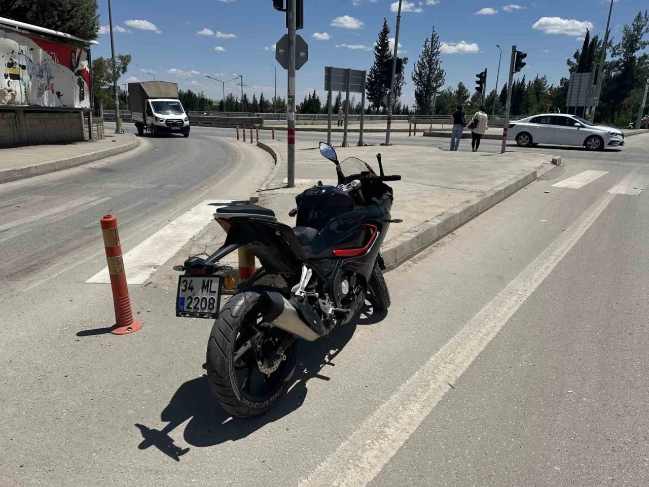 Adıyaman’da motosiklet devrildi: 2 yaralı
