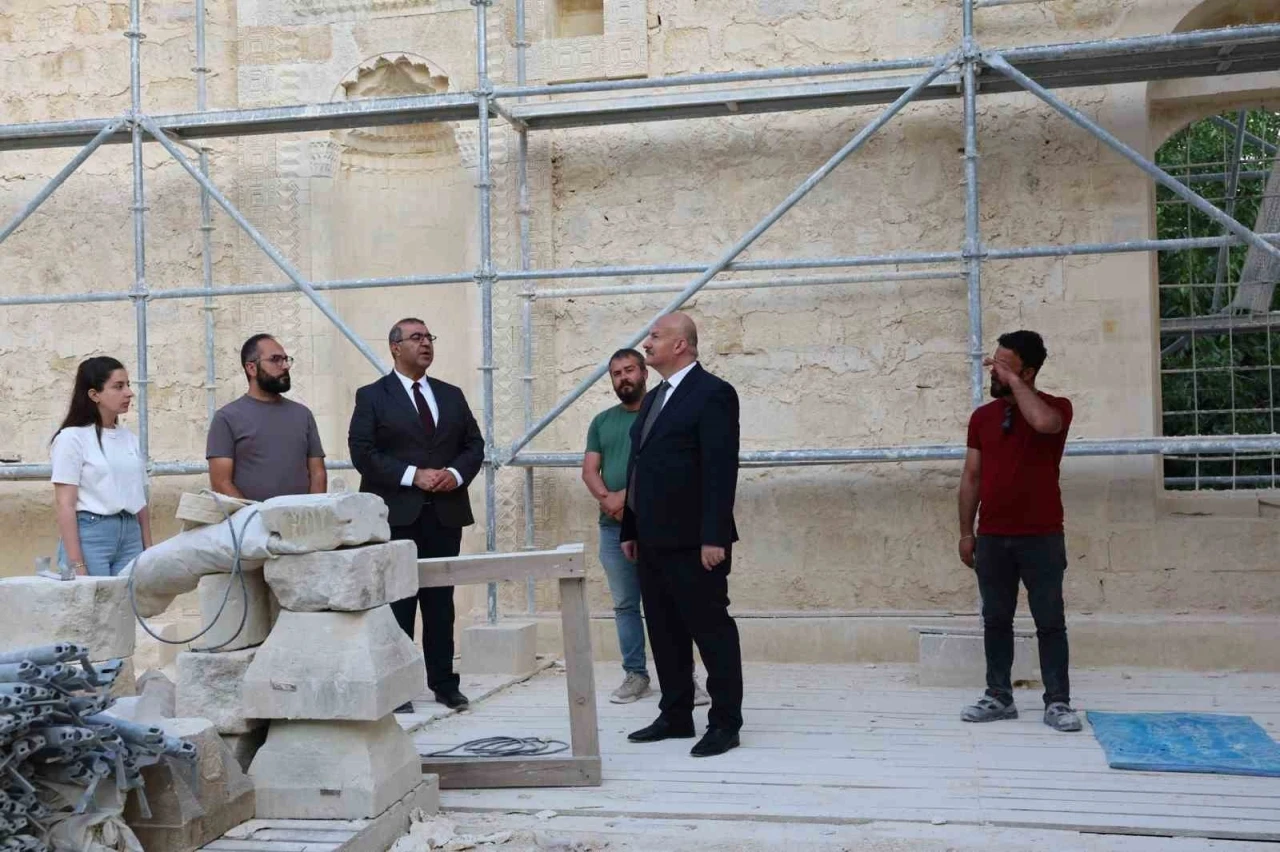 Adıyaman&rsquo;da tarihi Ulu Camii ve Kap Camii &ccedil;alışmaları devam ediyor
