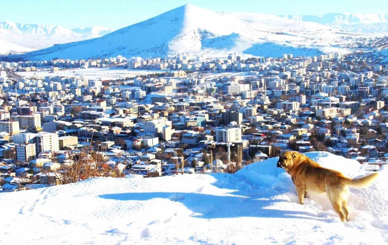 Afşin&rsquo;de kar sonrası manzara hayran bıraktı
