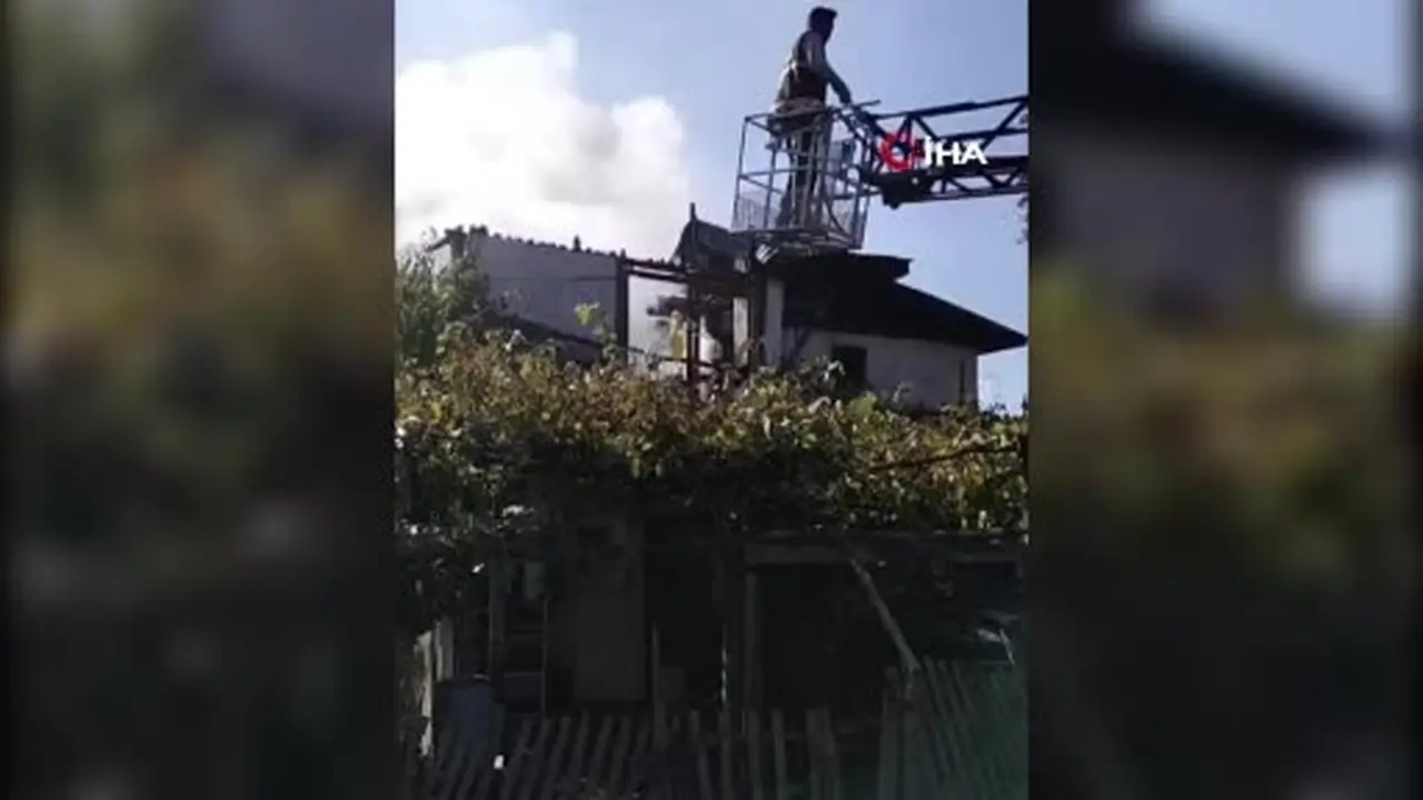 Bolu’da yayla evinde yangın
