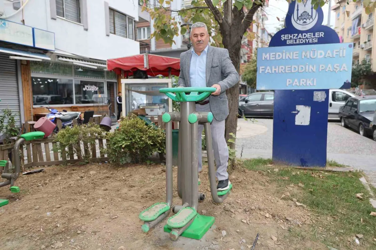 Şehzadeler’de mahallelinin spor aleti talebi karşılık buldu