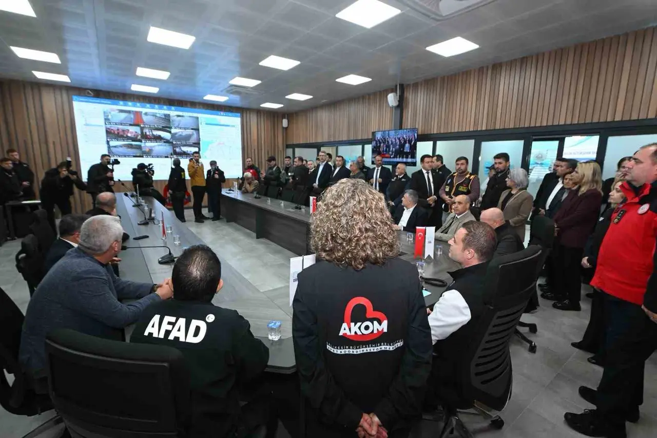 Balıkesir Afet Koordinasyon Merkezi açıldı