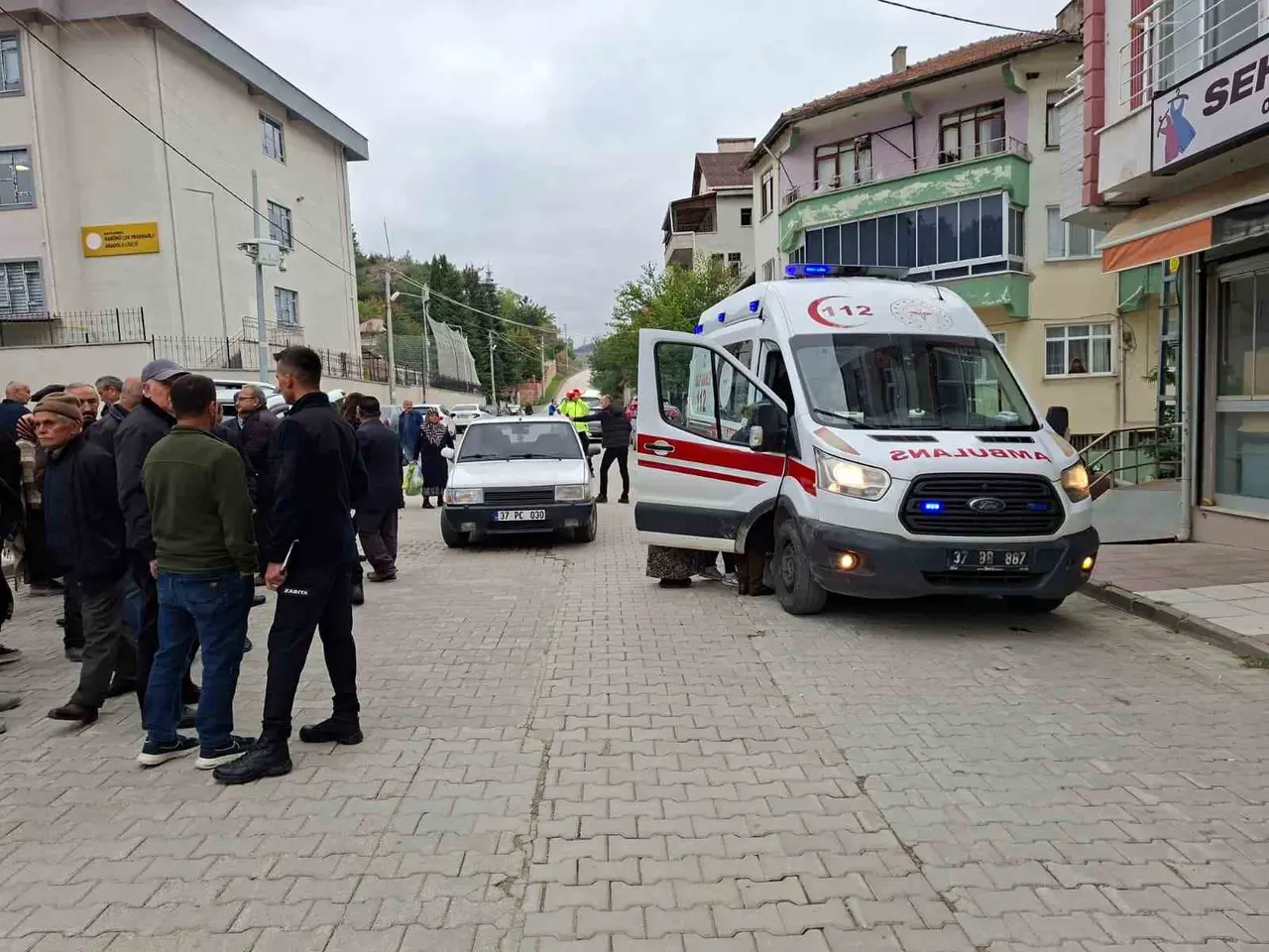 Kastamonu’da otomobilin bacağının üzerinden geçtiği kadın yaralandı