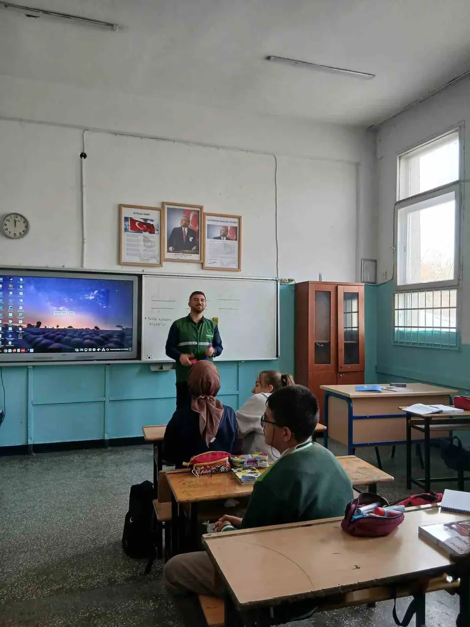 Yeşilay Kars Şubesi’nden öğrencilere sağlıklı yaşam sunumu