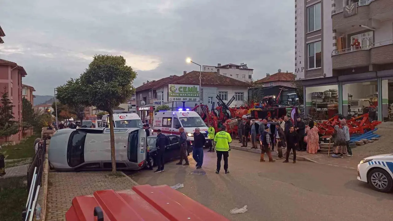 Samsun’da trafik kazası: 4 yaralı