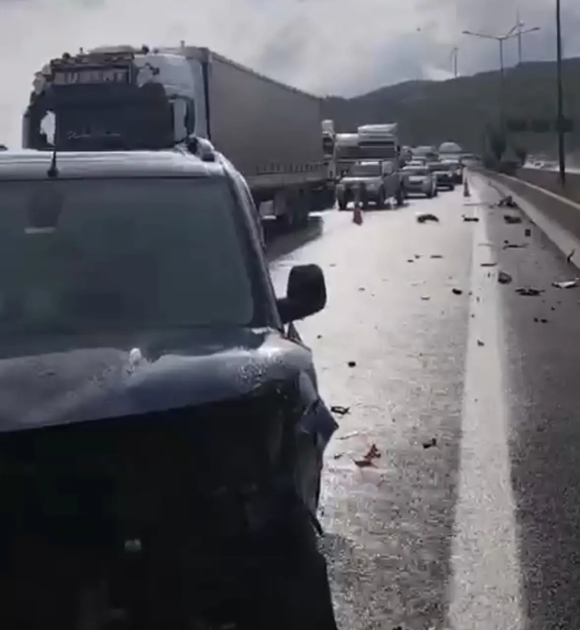 Tarsus-Adana-Gaziantep Otoyolu’nda zincirleme kaza: 8 yaralı