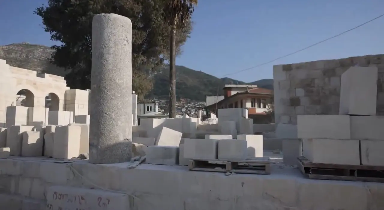 Depremin yıktığı Antakya Ulu Camii’de restorasyon çalışmaları sürüyor
