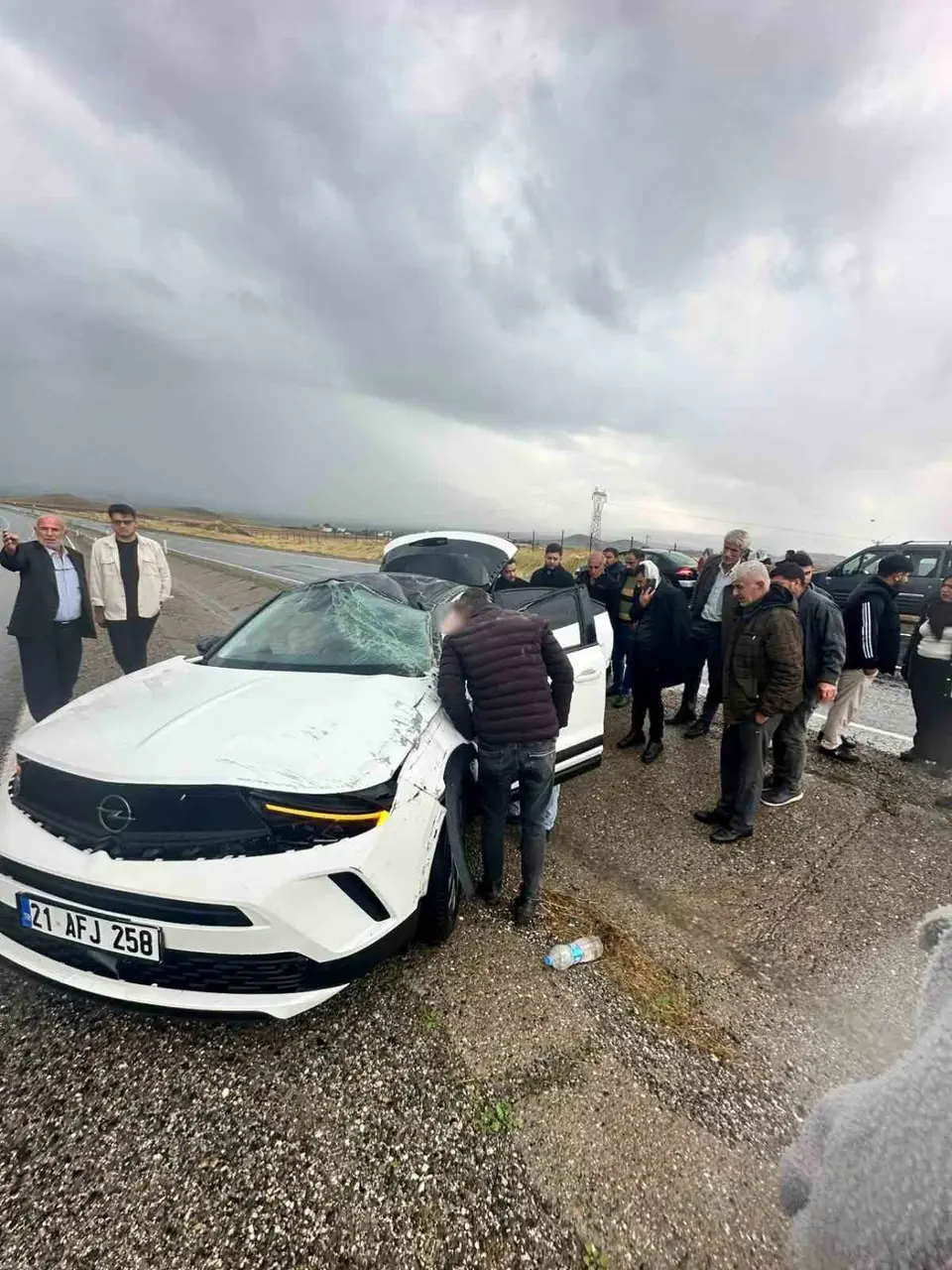 Diyarbakır’da trafik kazası: 1 yaralı