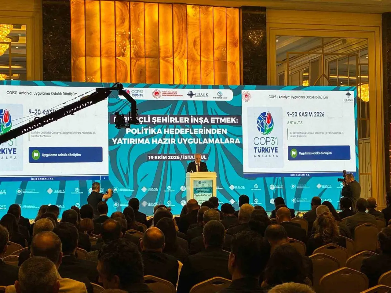 Genel Müdür Kılıç, Manisa’nın altyapı geleceği için uluslararası zirveye katıldı