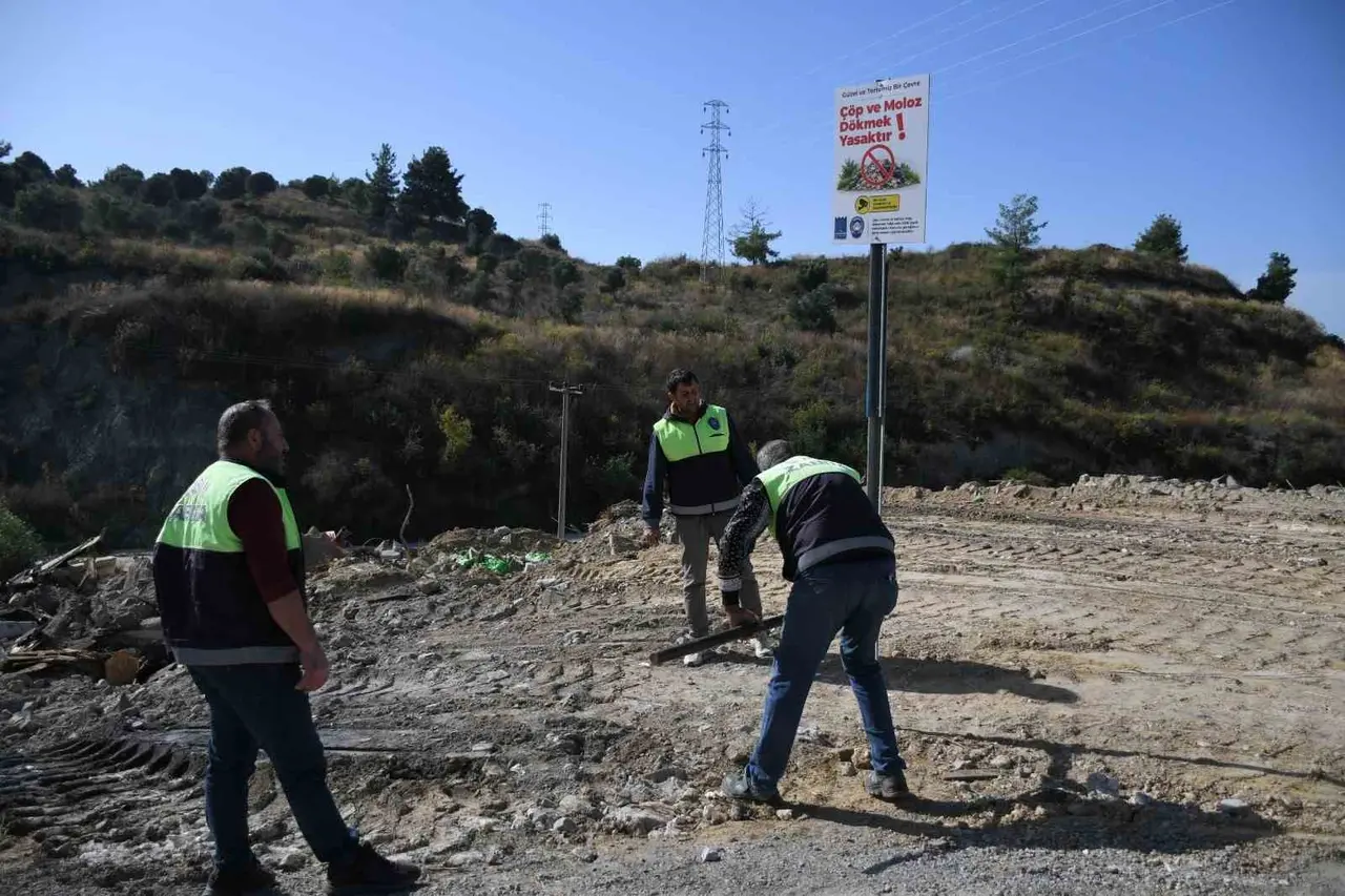 Kuşadası Belediyesi’nden kaçak moloz dökümüne karşı seferberlik