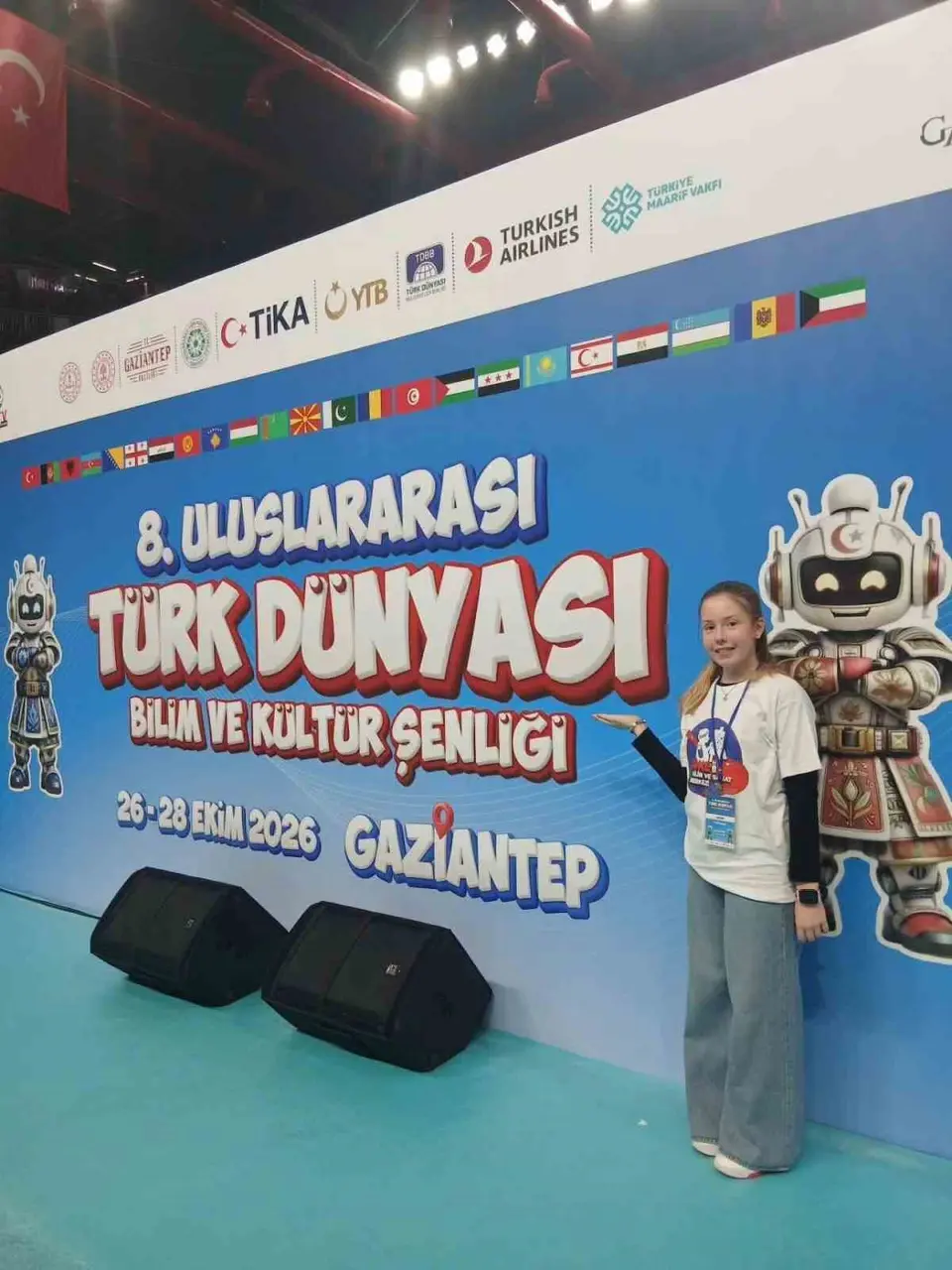 Aydın birincisi Bade, projesini uluslararası arenaya taşıdı