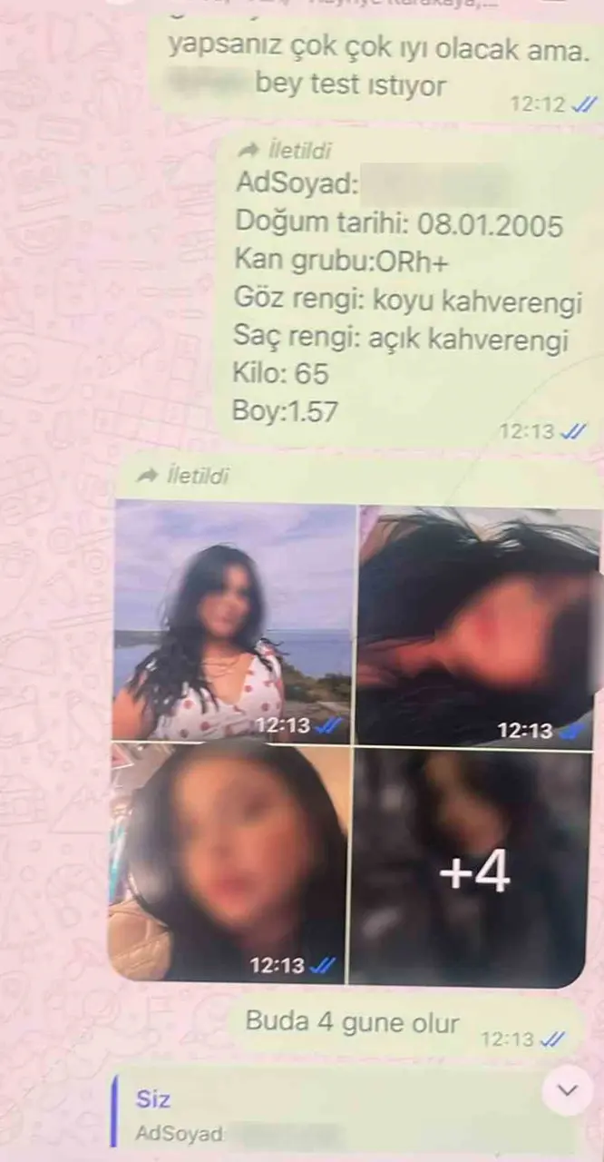 Yasa dışı üreme ticareti operasyonunda donör kadınların katalog görselleri ortaya çıktı