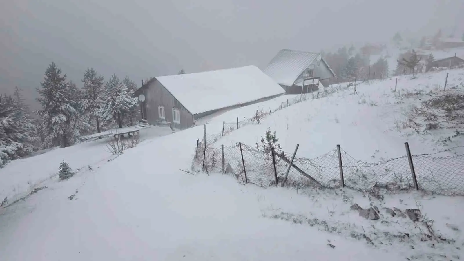 Düzce’nin yaylaları beyaza büründü