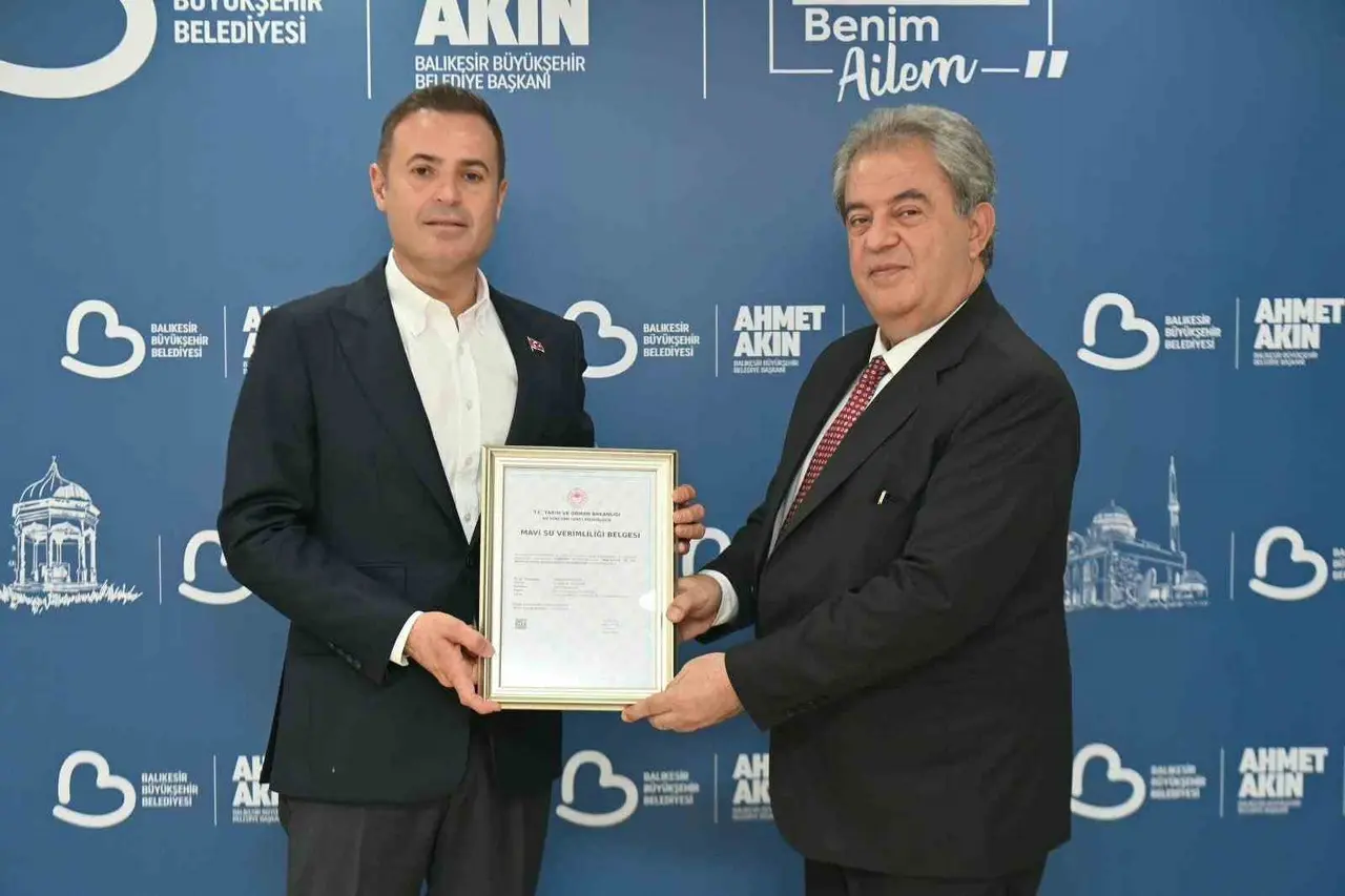 BASKİ, Mavi Su Verimliliği Belgesi’ni almaya hak kazandı