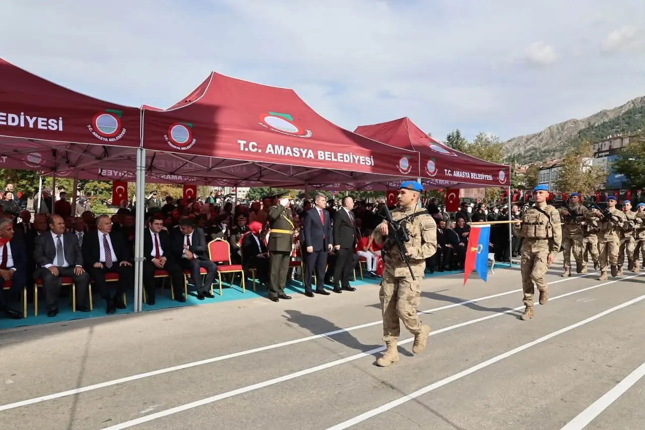 Amasya’da 29 Ekim Cumhuriyet Bayramı coşkuyla kutlandı