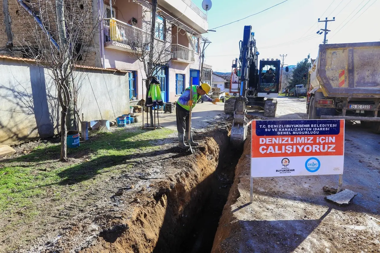 DESKİ Tavas Kızılca’da 45,3 milyon TL’lik altyapı dönüşümünü tamamladı