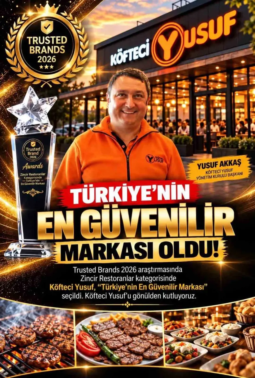 Türkiye’nin en güvenilir restoran markası Köfteci Yusuf oldu