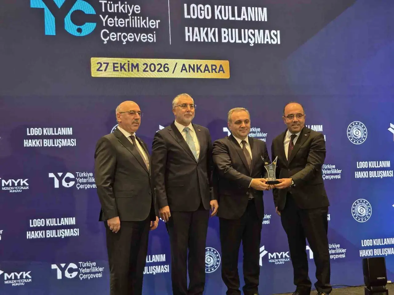 ERÜ’ye TYÇ logosu kullanım hakkı ödülü