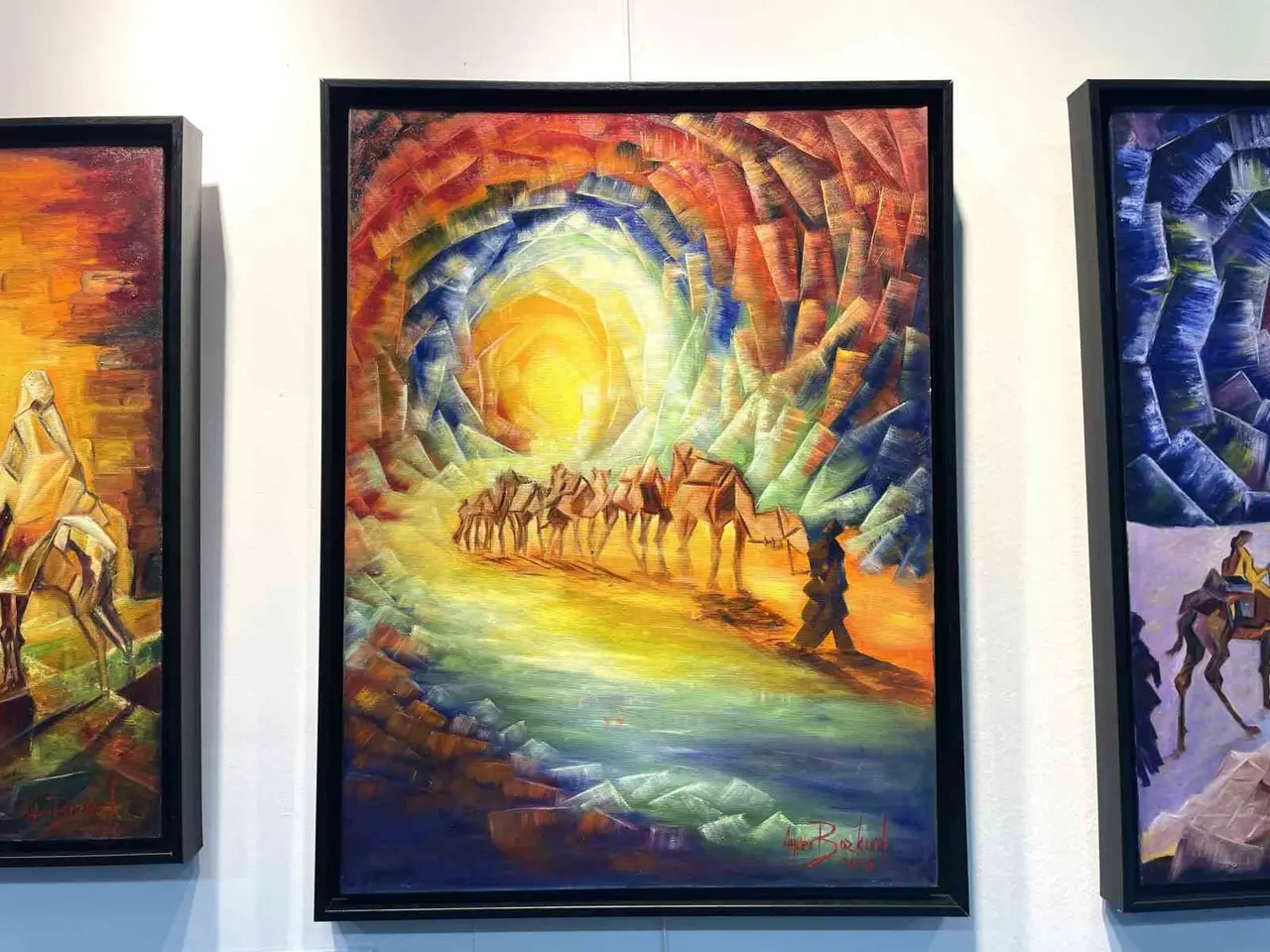 Kömürle çizdiği resimler onu "Şalvarlı Picasso" yaptı