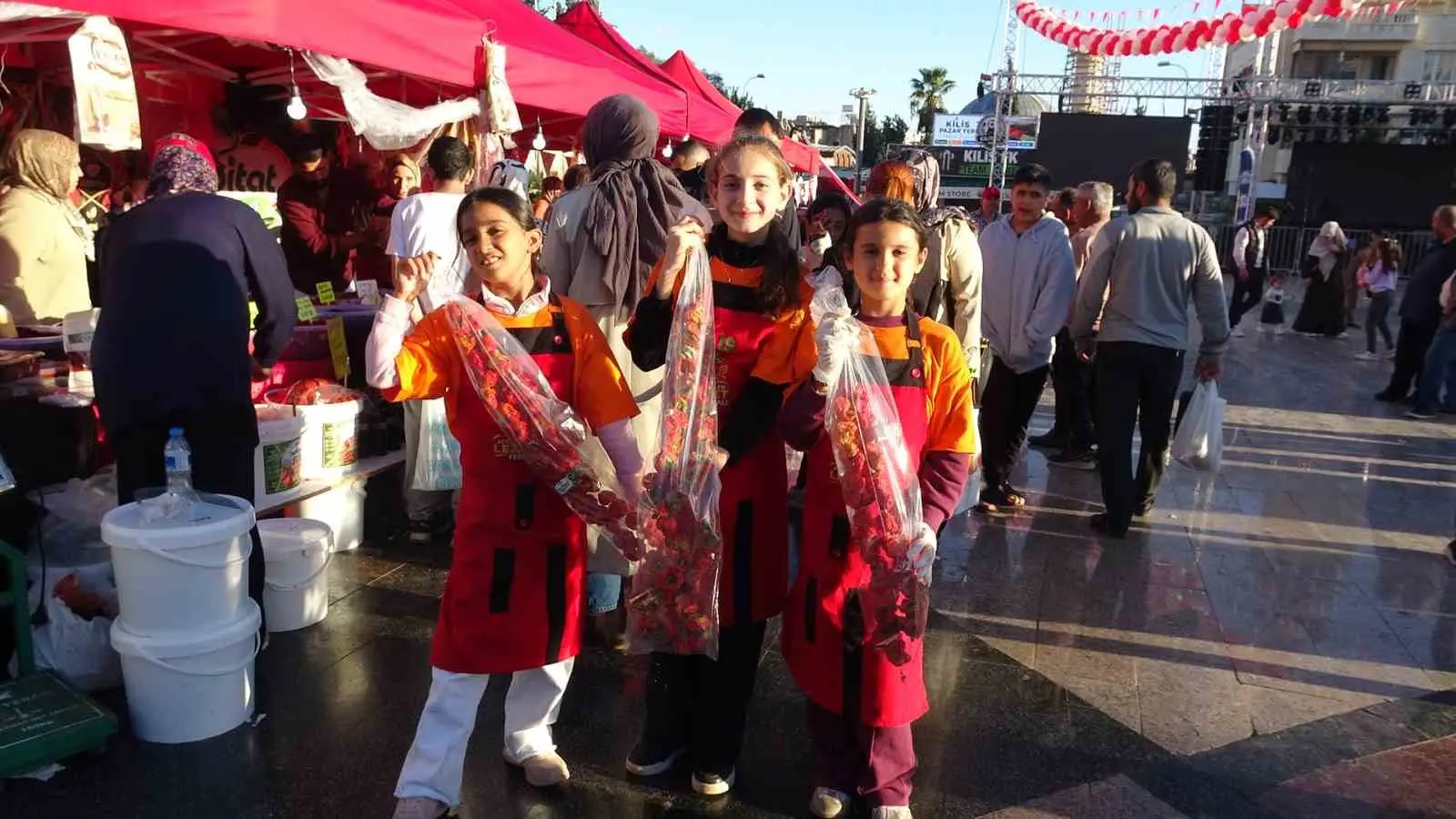 Kilis’te Biber Festivali coşkusu sürüyor