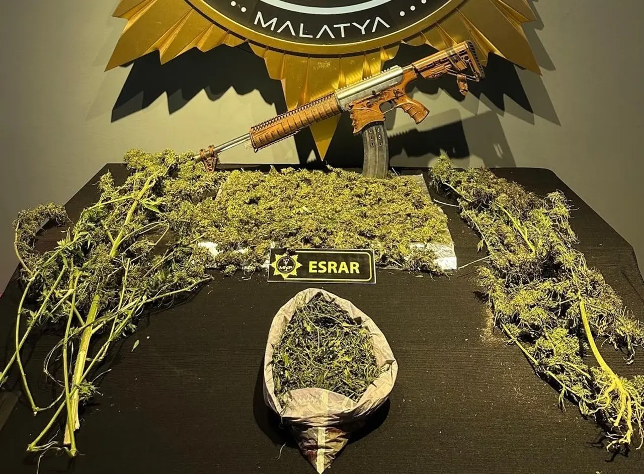Malatya’da 2 kilo esrar ele geçirildi